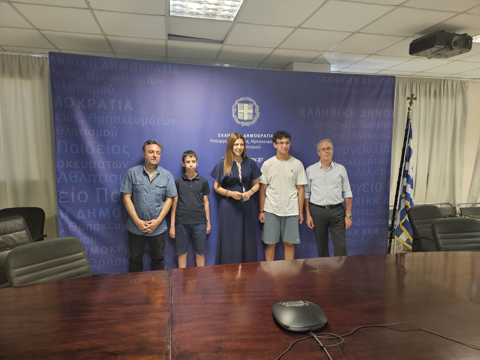 Παρουσίαση στην Υπουργό Παιδείας